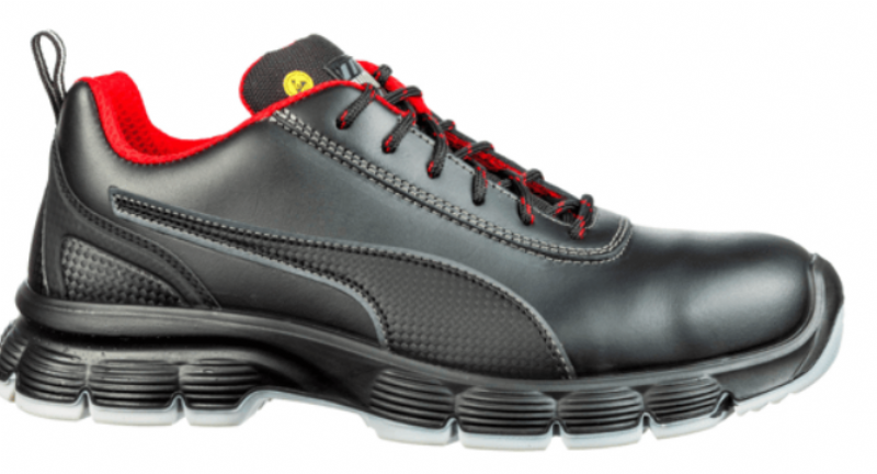 Siyah �elik Burunlu Nubuk Deri �� Ayakkab�s� S3 SRC ESD