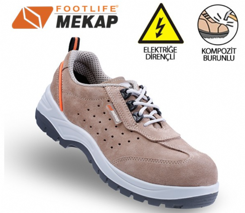 Policap 240-02 Kahve S1 SRC Elektrik�i Ayakkab�s�