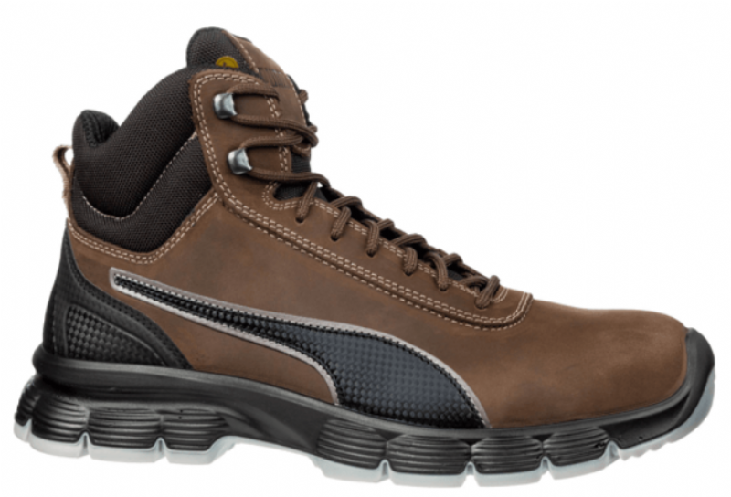 Puma Safety Condor Mid �elik Burunlu Nubuk Deri �� Ayakkab�s� S3 SRC ESD