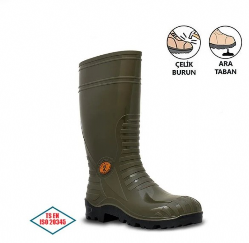 Palal� S5 G�venlik �izmesi - �elik Burun ve Ara Taban, Su Ge�irmez, Kaymaz, Dayan�kl� �� Botu