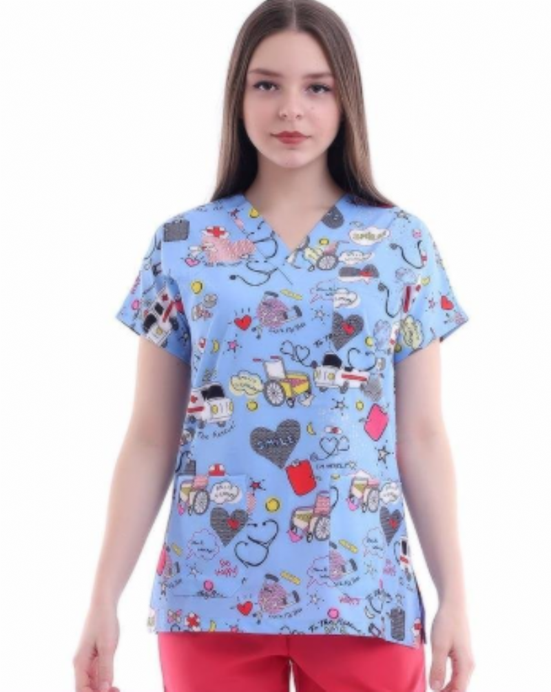 Hastane Desenli Forma