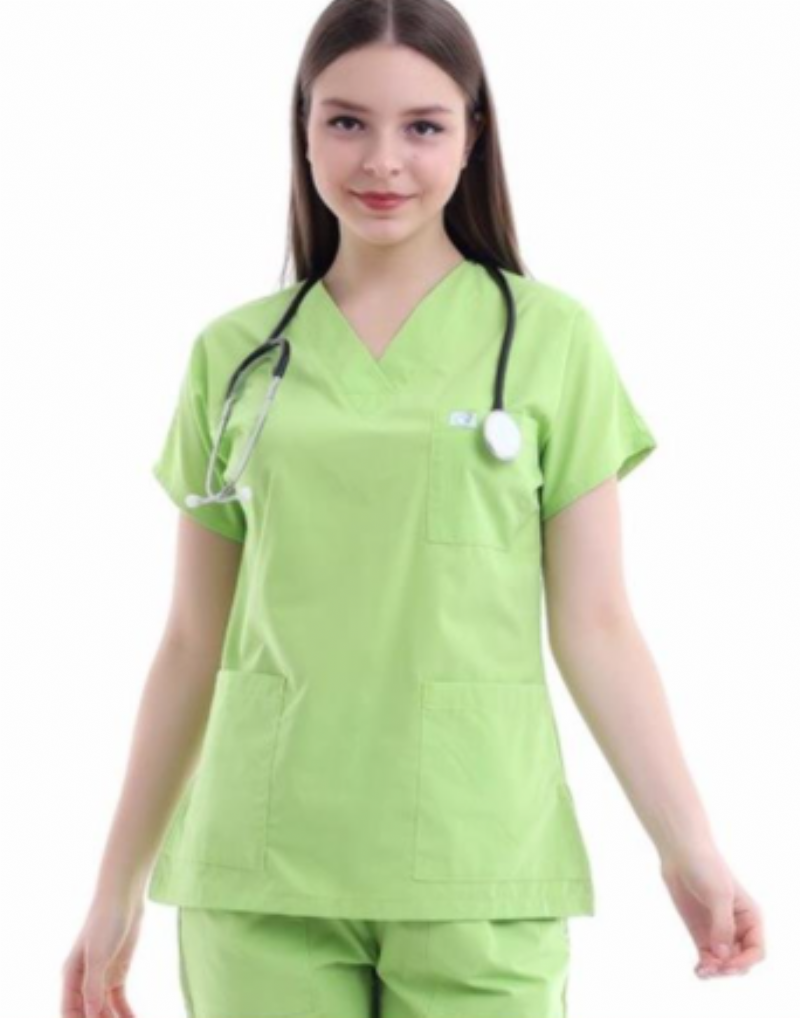 Kad�n Tek �st Forma F�st�k Ye�ili